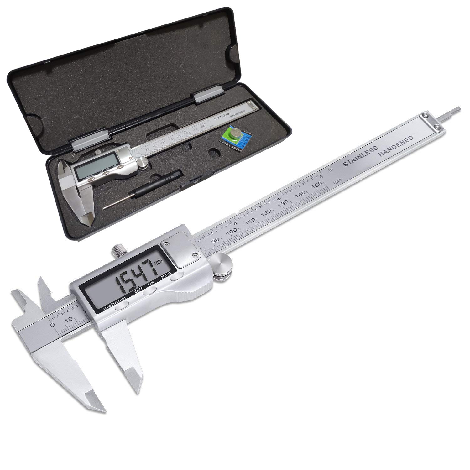 Digital Caliper 150Mm Stainless Steel - 금속 디지털 켈리퍼 스테인레스 스틸 전자