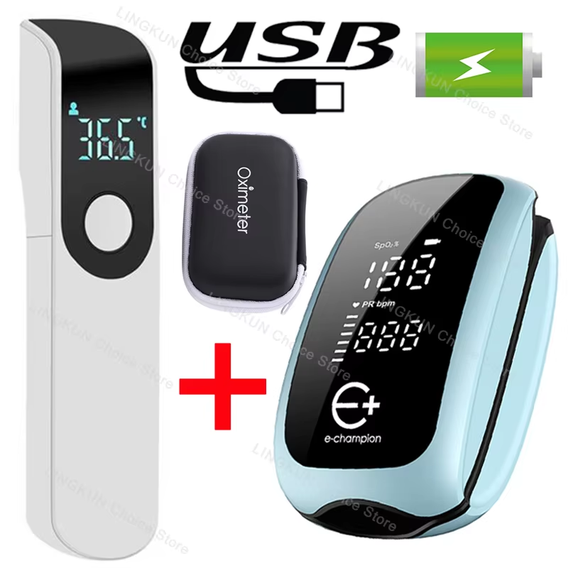 Pulse Oximeter Fingertip Rechargeable - 디지털 LED 디스플레이, 어린이용, 충전식, 의료용