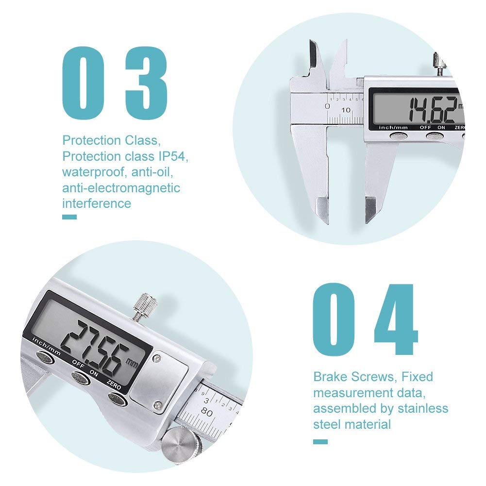 금속 디지털 켈리퍼 스테인레스 스틸 전자 디지털 버니어 - Digital Caliper 150Mm Stainless Steel 리뷰 및 가격