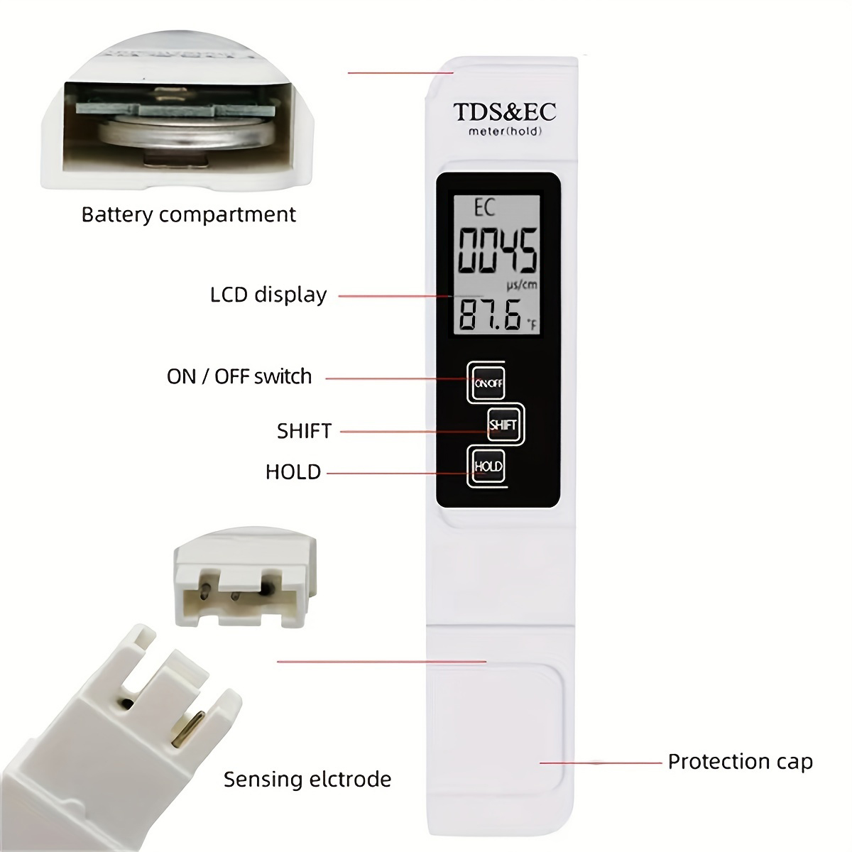 3in1 수질 감지 펜 가정용 식수 순도 EC 미터 고 - Ph Meter Digital Water Tester 리뷰 및 가격